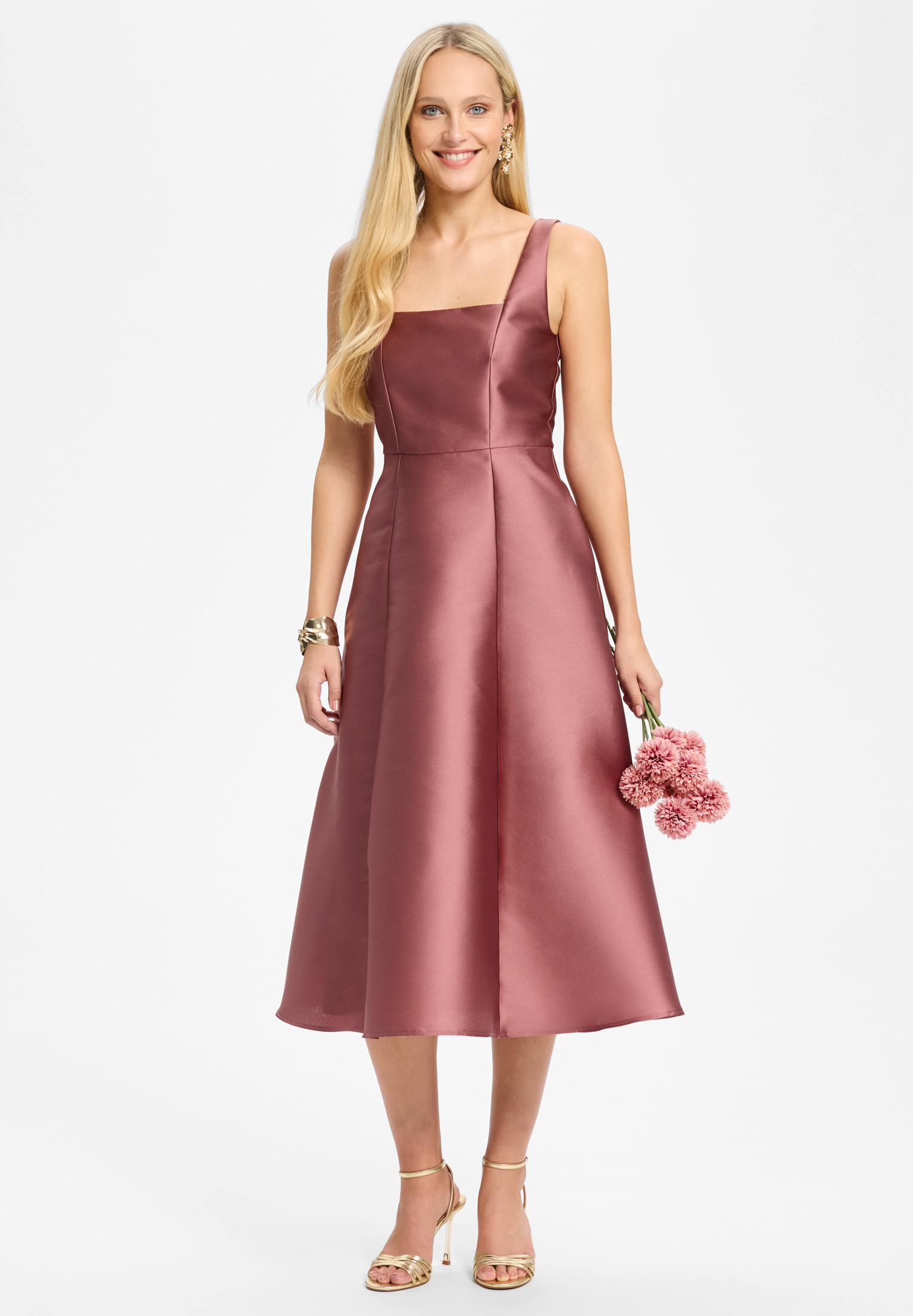Swing-5AL03400-Jurk-Taft-Gelegenheidskleding-Blush-Rose