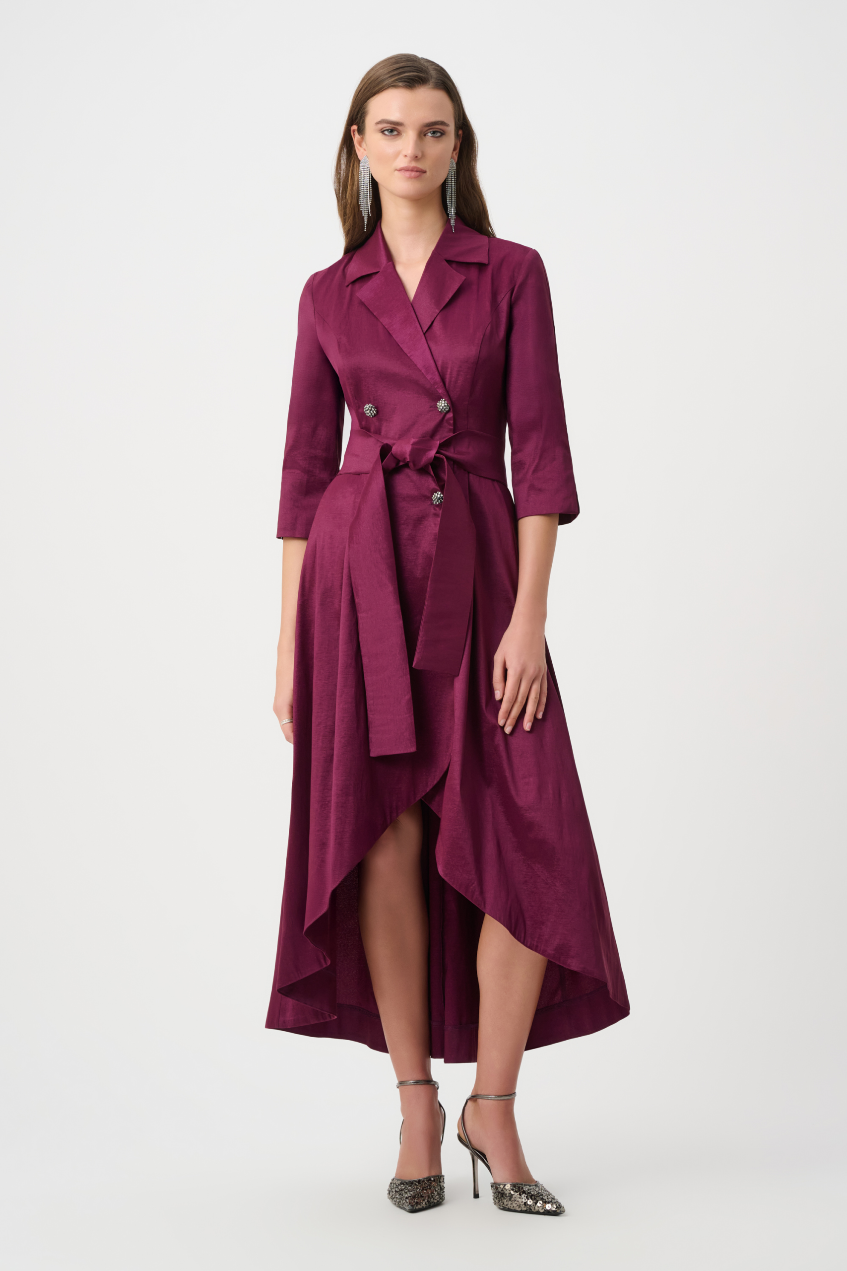 Joseph-Ribkoff-263704-Berry-Burst-Jurk-Gelegenheidskleding-Moeder-van-de-bruid