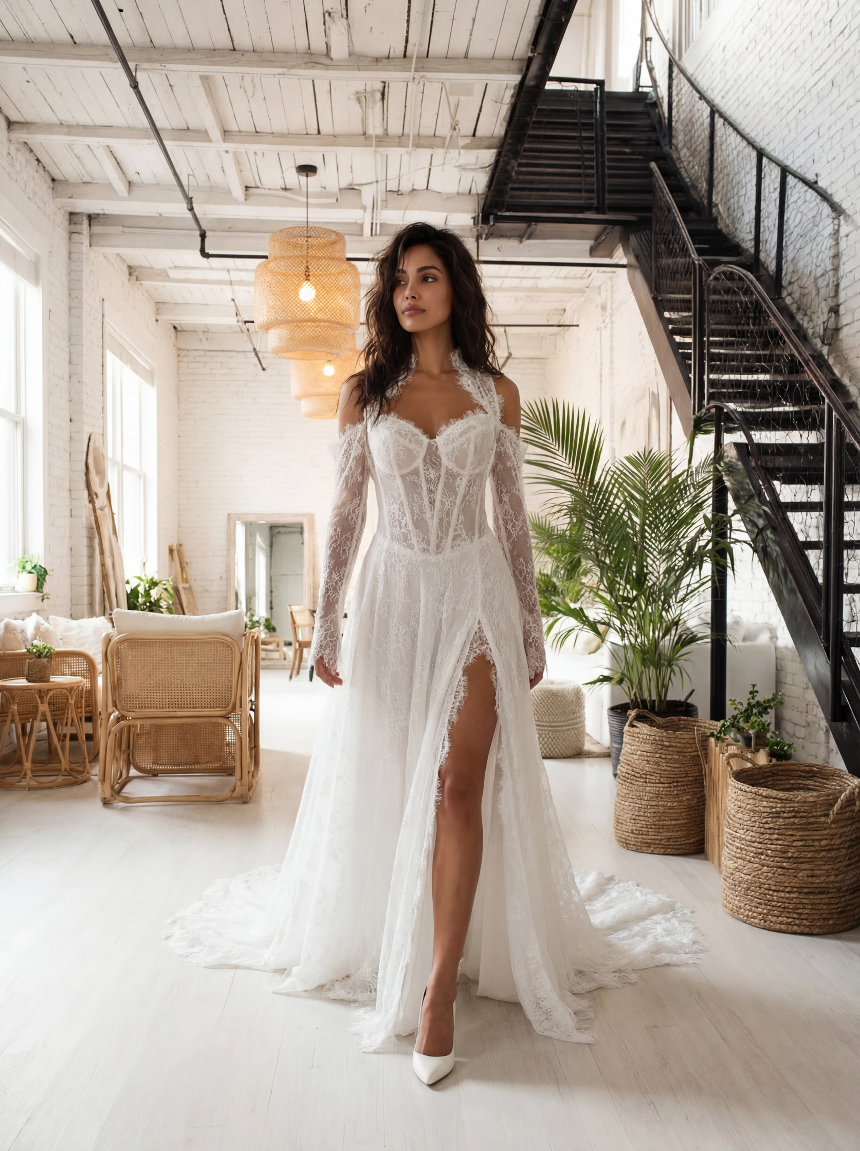Herve-Paris-Peace-Trouwjurk-Beijer-Besselink-Bridal-Boho-Trouwjurk
